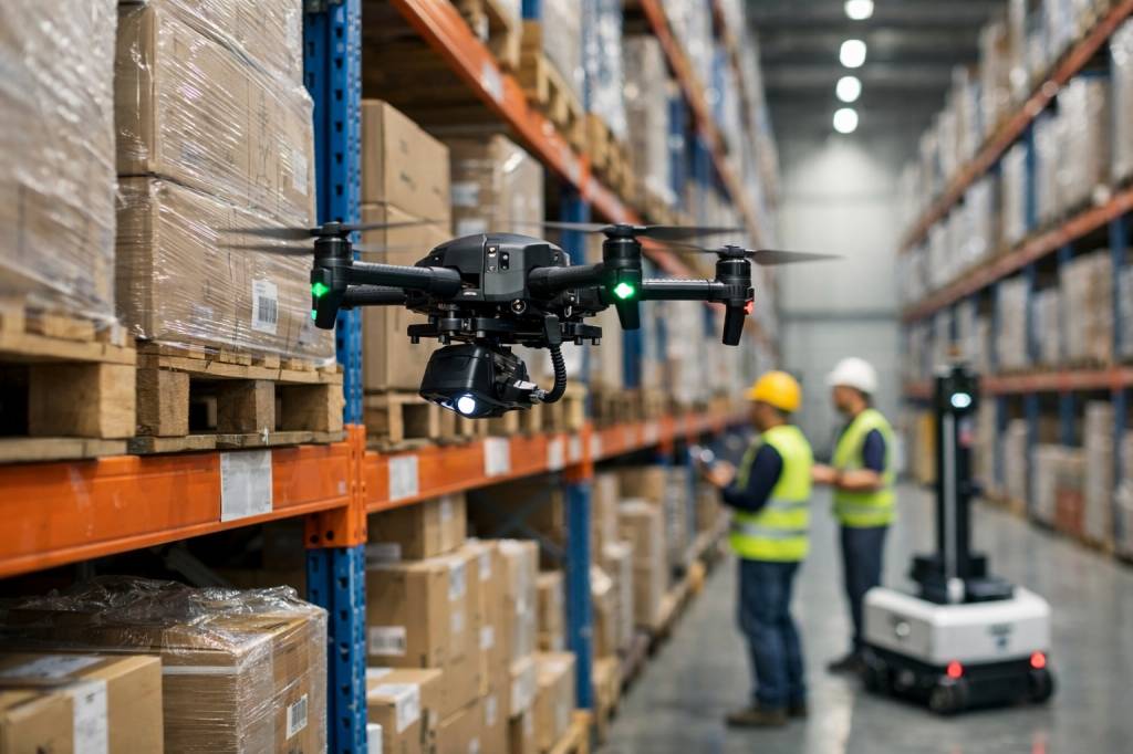 Drones et inventaires automatisés : vers la fin des erreurs de stock dans les entrepôts logistiques