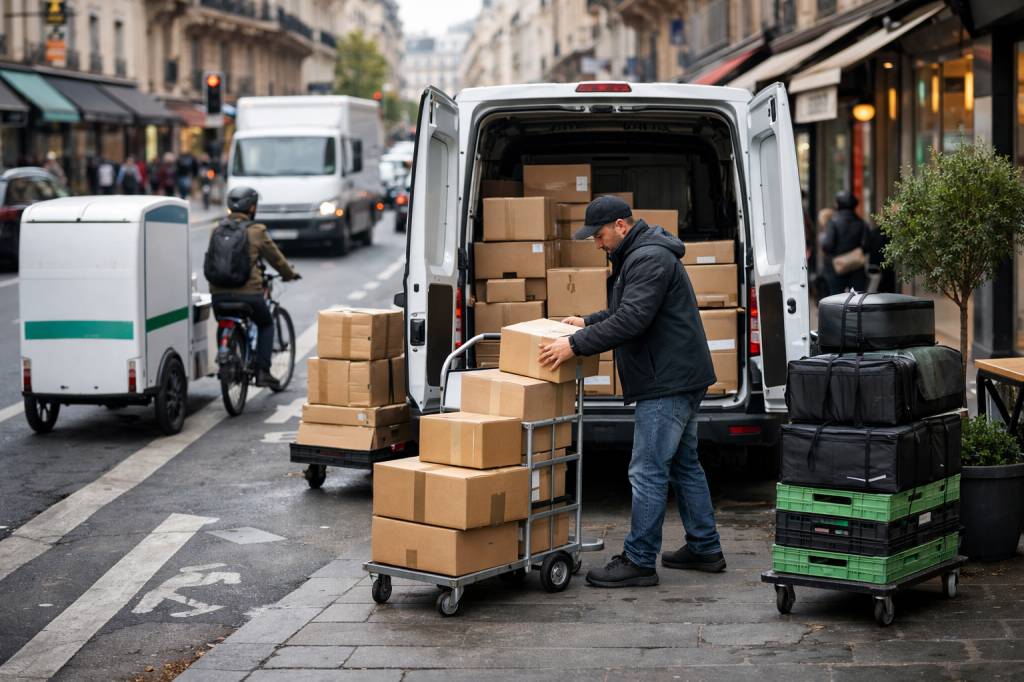 Les enjeux de la logistique urbaine face à la croissance du e‑commerce et à la saturation des centres‑villes