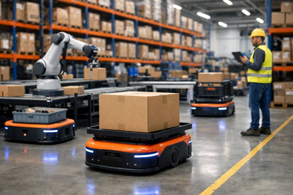 Qu&rsquo;est-ce qu&rsquo;un robot logistique ? usages, technologies et bénéfices pour la supply chain