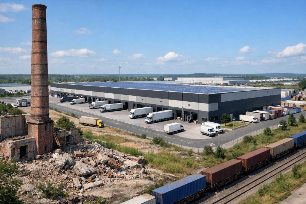 La transformation des friches industrielles en hubs logistiques modernes au service du e‑commerce et du transport